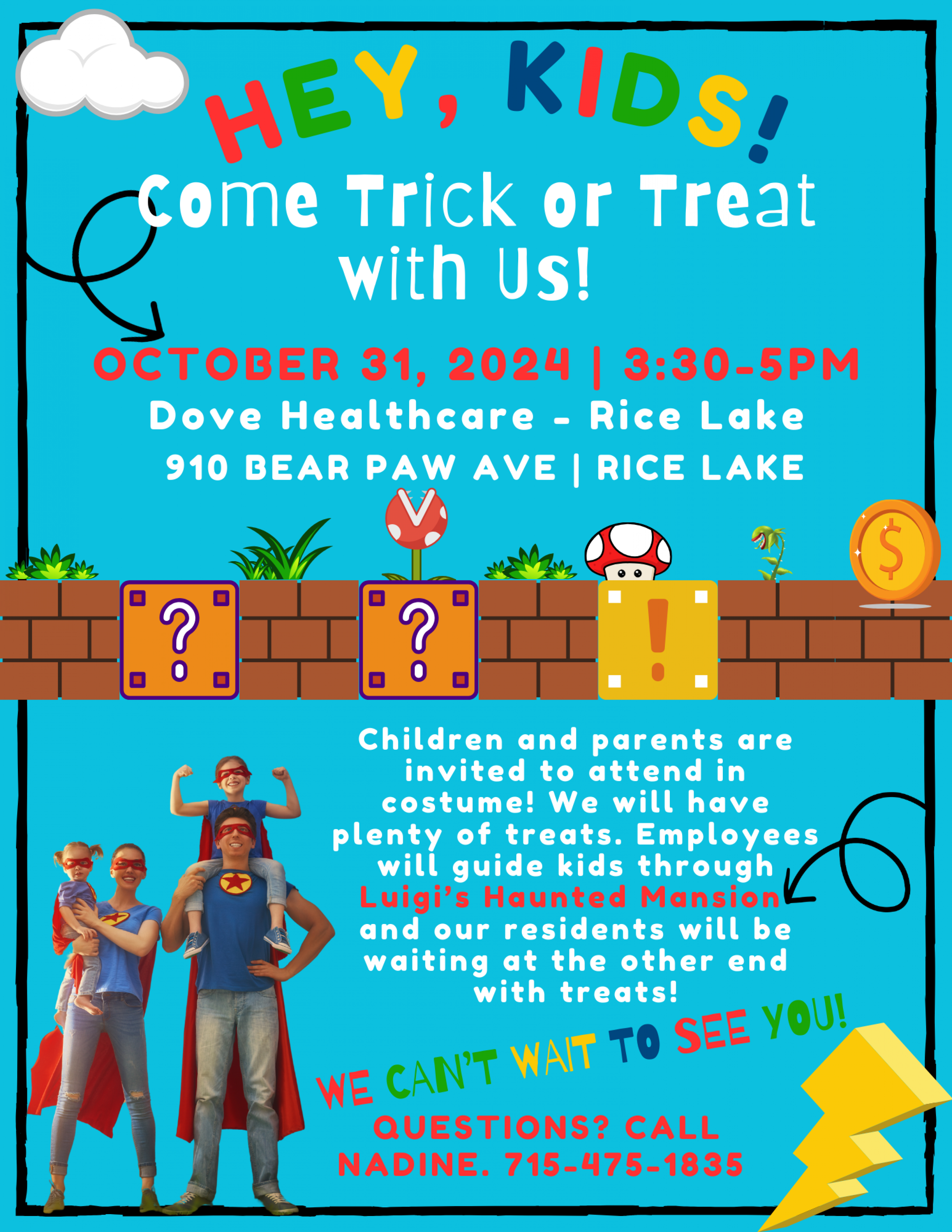 Trick or Treat in Rice Lake