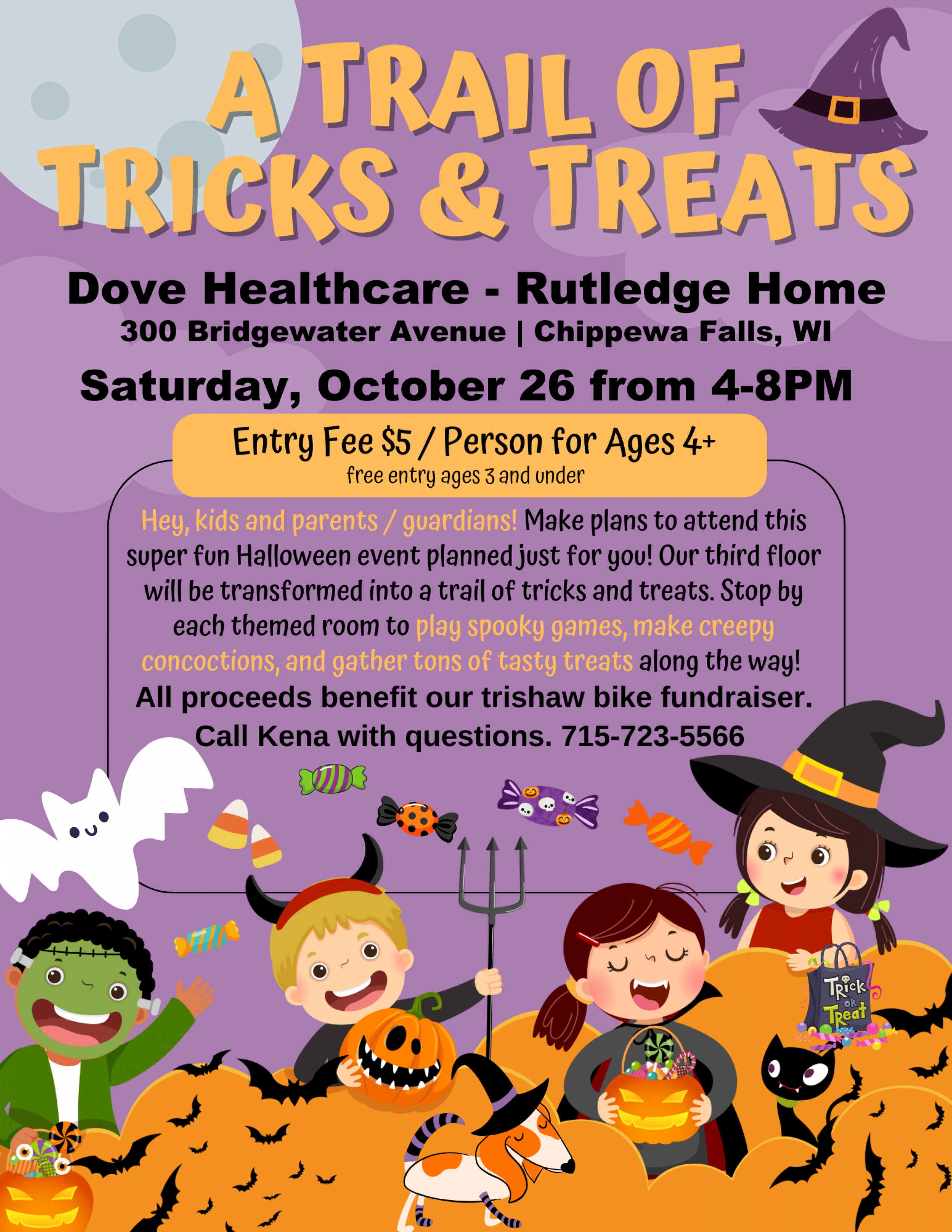 A Trail of Tricks & Treats in Chippewa Falls!